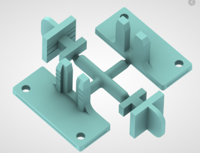 REHAU Держатель под саморез зеленый (к профильной ручке) 2шт.- 4 элемента