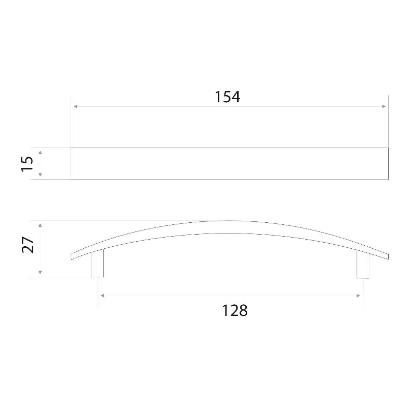 МФ 8979  ручка скоба 128 мм хром SALE