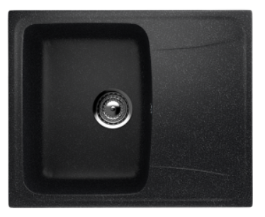 Мойка ULGRAN U-201-308 прямоугольная универсальная черный