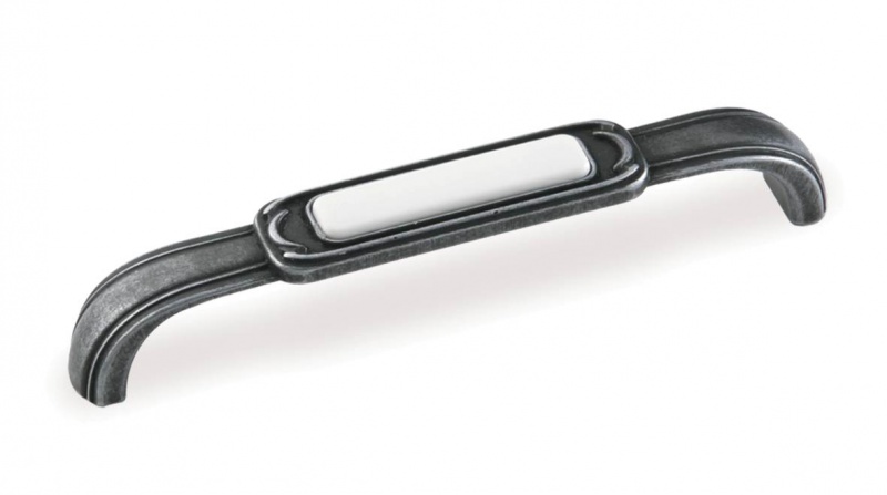 ВЛ FS-139  ручка скоба 128 мм старое олово/белый SALE