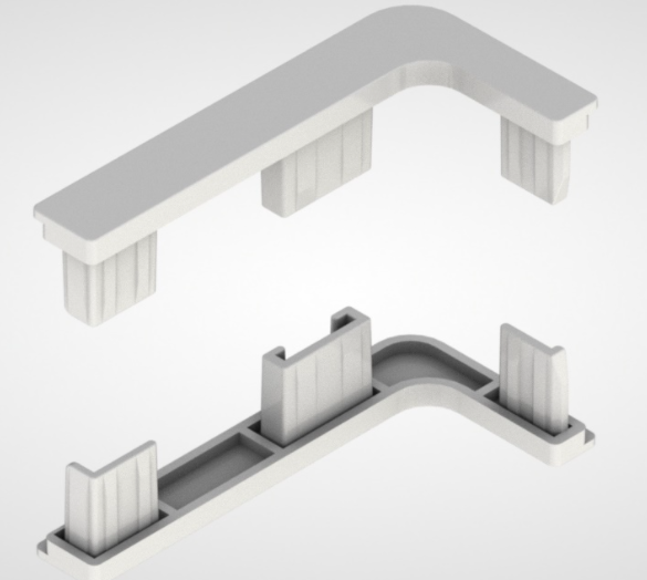 REHAU Л+П заглушка L белая полая пластик 11509 SALE