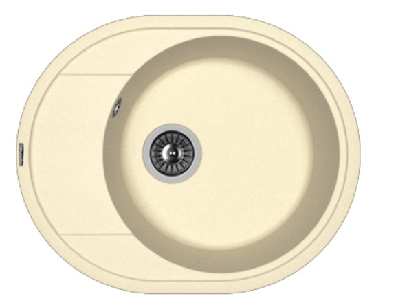 Мойка FLORENTINA Родос 580*470*217  грей (стоп-лист)