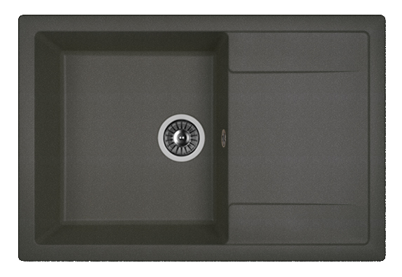 Мойка Dr. Gans Техно 760 прямоугольная с крылом графит