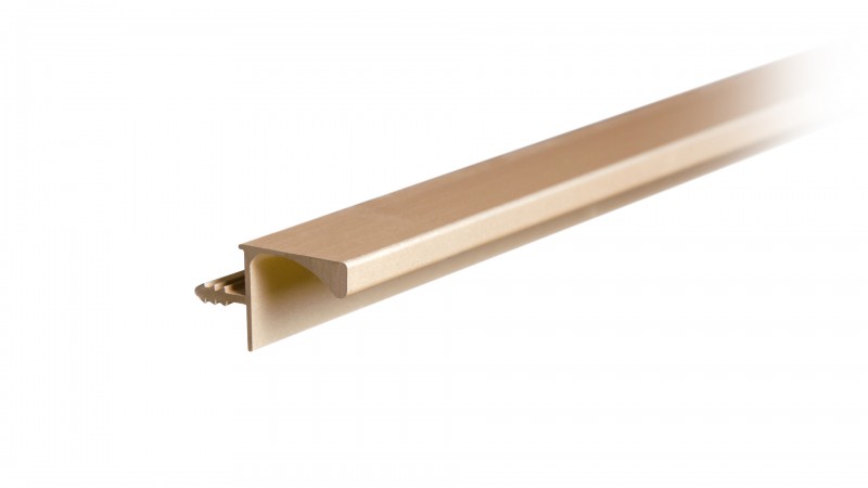 BRD RP052SG.1/000/4100 врезной профиль L 4100мм GOLA BALANCE сатиновое золото (заказ)