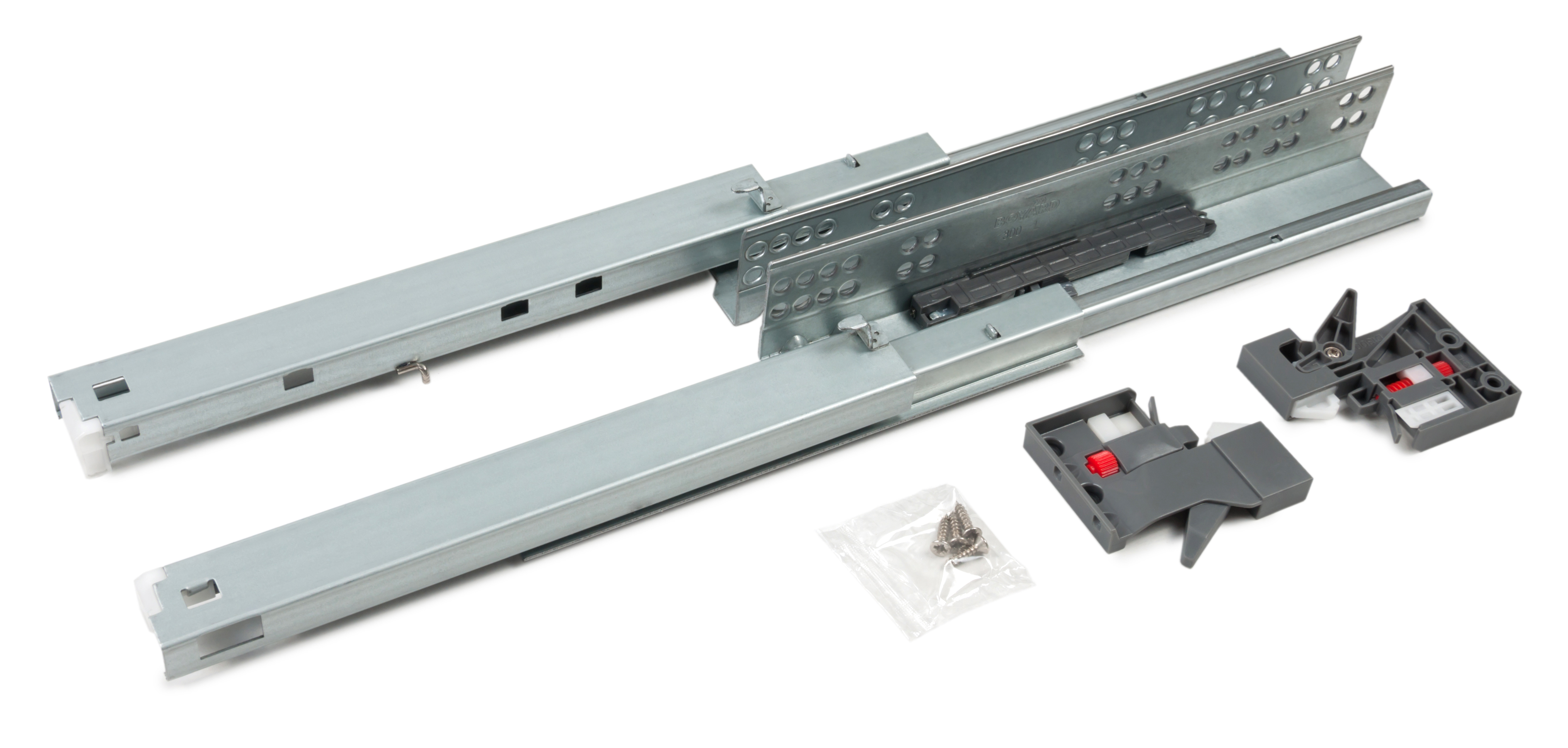 BRD DB8885Zn/ Направляющие cкрытого монтажа B-slide PUSH 300, полн. выдв. (надвижной) (снято)