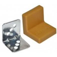 GRANDIS Уголок металлический + накладка 25*25 ольха