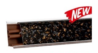 KORNER плинтус для столешниц 37*20*4200мм, LB-371-384В "Черная бронза" SALE