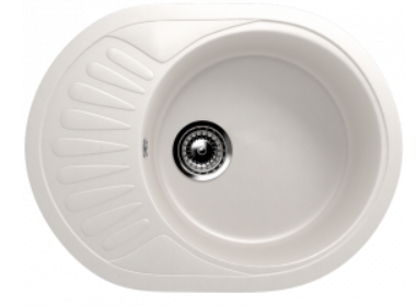 Мойка ULGRAN U-107m-331 с малым крылом универсальная белый