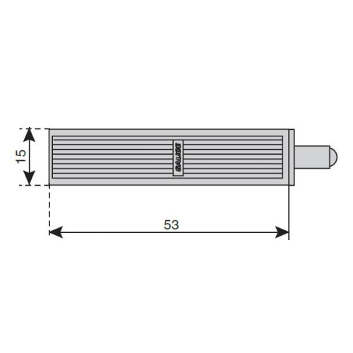 Адаптер для Smove, крепление самоклеящееся, серый