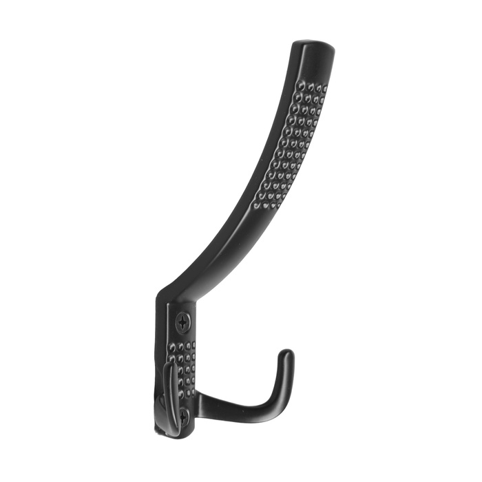 Крючок 3-х рожковый с перфорацией черный