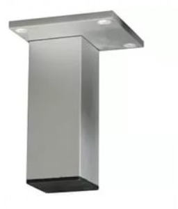 Опора 19171.202, нерегулируемая h 200 мм алюминий 37x37мм