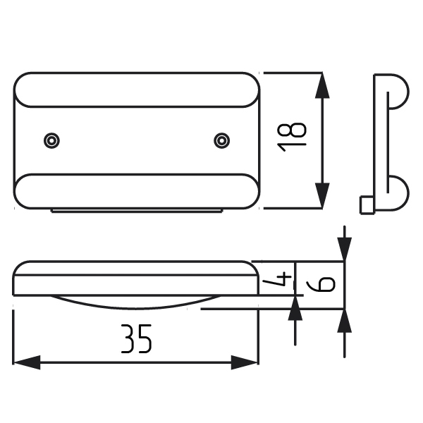 подпятник коричневый