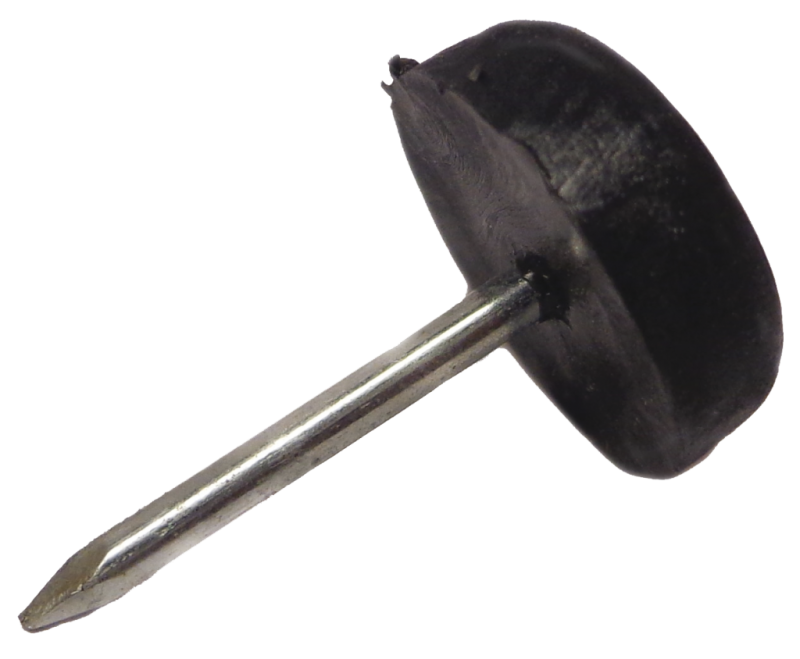 подпятник с гвоздем черный