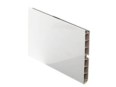 цоколь кухонный ПВХ 100 мм TERMOPLAST белый глянец 3 м SALE