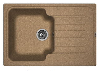 Мойка FLORENTINA Таис 760*510*217  коричневый (стоп-лист)