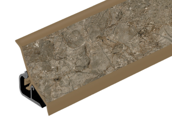 плинтус для столешниц 20*20*3,0 м Аламбра темная 500 MRK 120-1268 (фур-ра 500)(заказ)