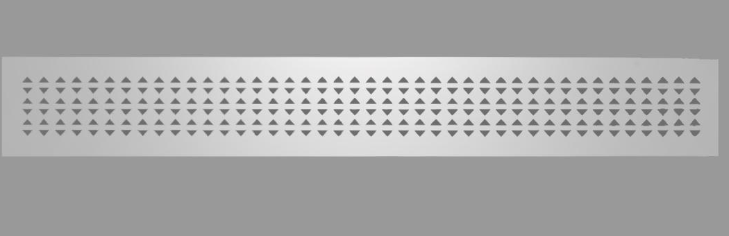 SETE вентиляционная решетка 60*484, алюминий NEW