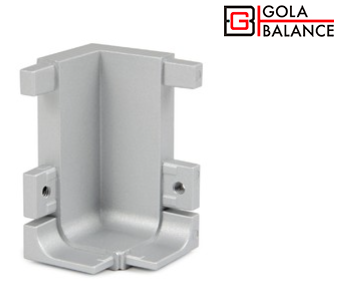 BRD RZ051.03SC внутренний уголок-держатель L GOLA BALANCE сатиновый хром (заказ)