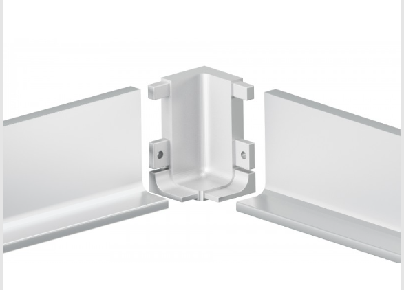 BRD RZ051.03SC внутренний уголок-держатель L GOLA BALANCE сатиновый хром (заказ)