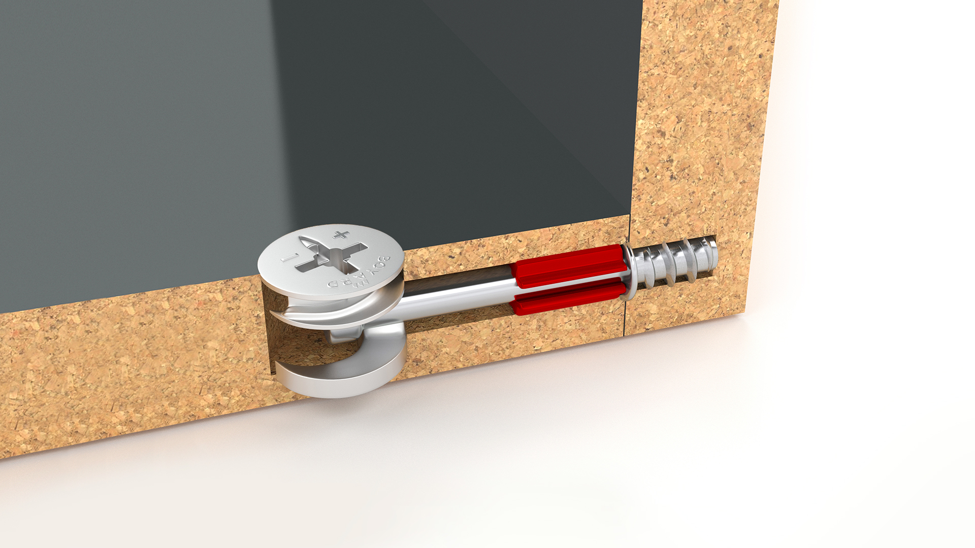 BRD ST01/56/6/RdZn/01 Эксцентрик 15х14 мм, дюбель d7 мм (заказ)