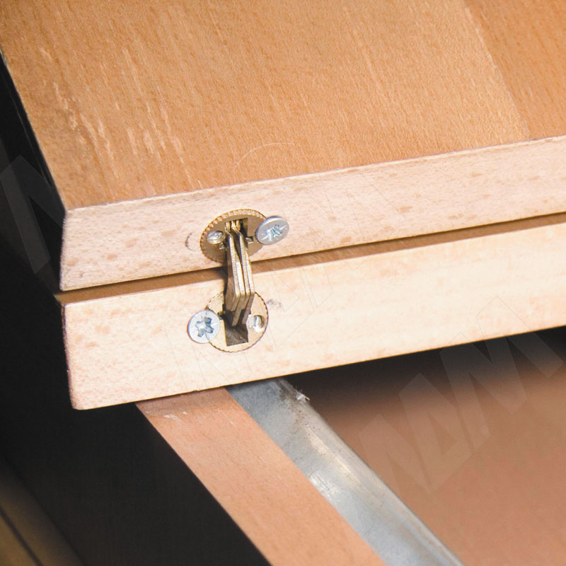 Петля потайная бронза D14, ДСП 20 мм