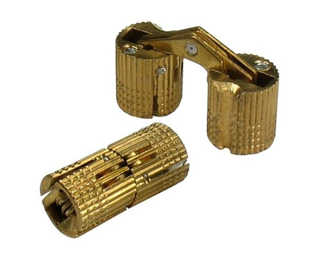 Петля потайная бронза D14, ДСП 20 мм