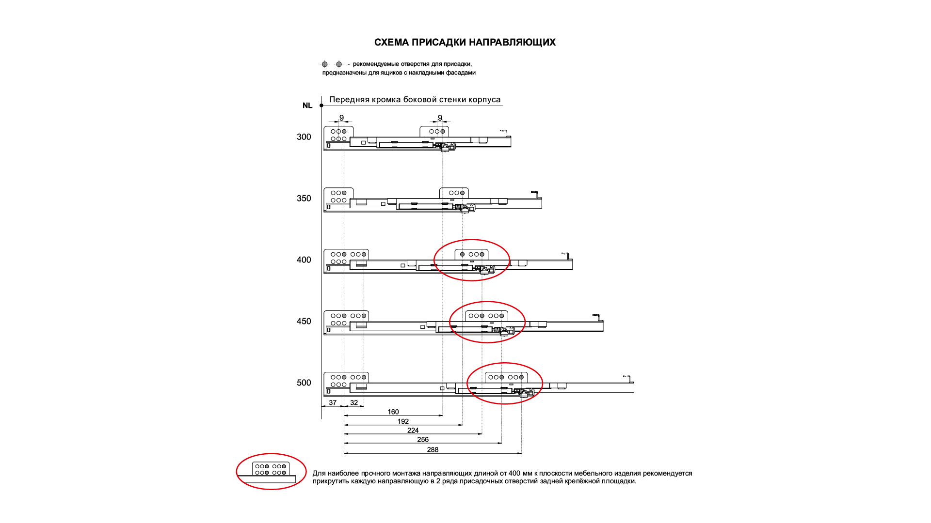 BRD DB7772/Zn направляющие скрытого монтажа В-Slide 300, неполн. выдв. (надвижной) (заказ)