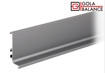 BRD RP051GR.1/000/4100 ручка-профиль L 4100мм GOLA BALANCE графит (заказ)