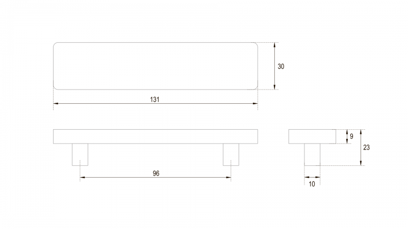 BRD RS602W.4 ручка-скоба 96мм CARAMEL белый SALE