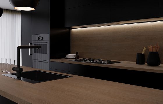 Стеновая панель СЛОТЕКС 3000*600*10мм E1 - Дуб Карпентер (Carpenter Oak) 7120/7 (заказ)