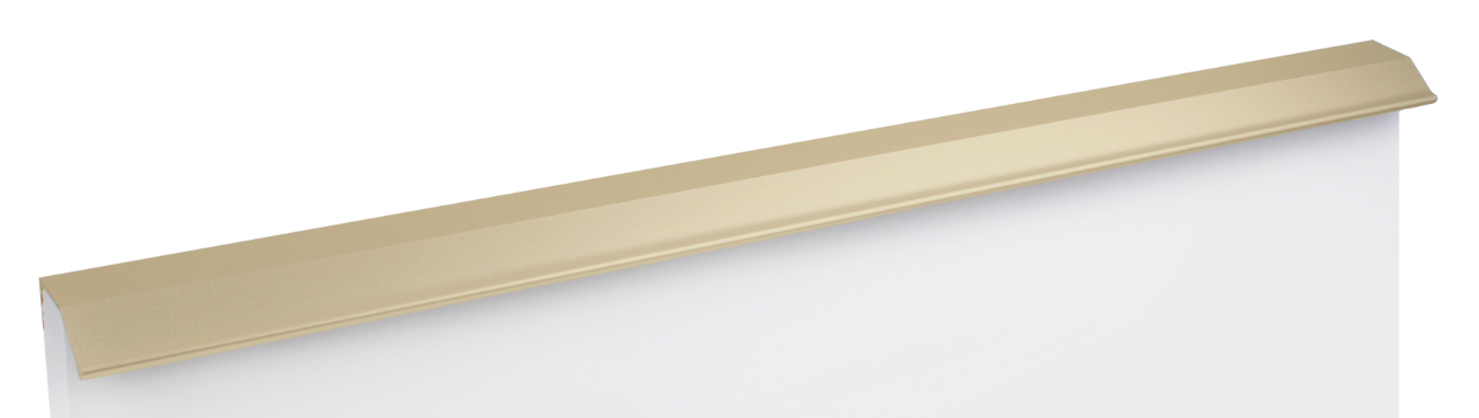 BRD RT112BSG.1 ручка торцевая 600 мм METRICA брашир. cатиновое золото  (заказ)