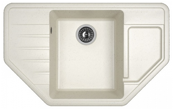 Мойка Dr. Gans Рио 800 трапеция белый (стоп-лист)