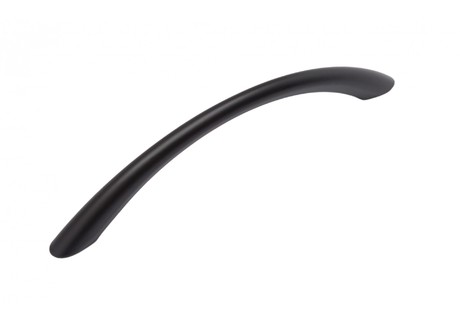 BRD RS028DBL.3 ручка-скоба 96мм черный матовый/графитовый (8211)