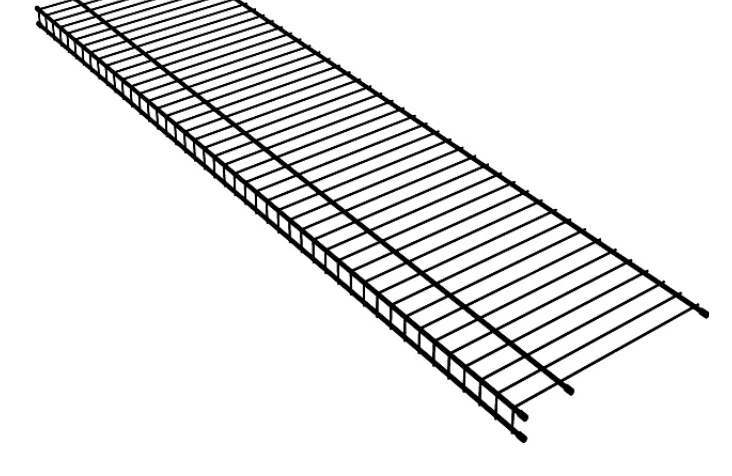 сетчатая полка черный муар 400