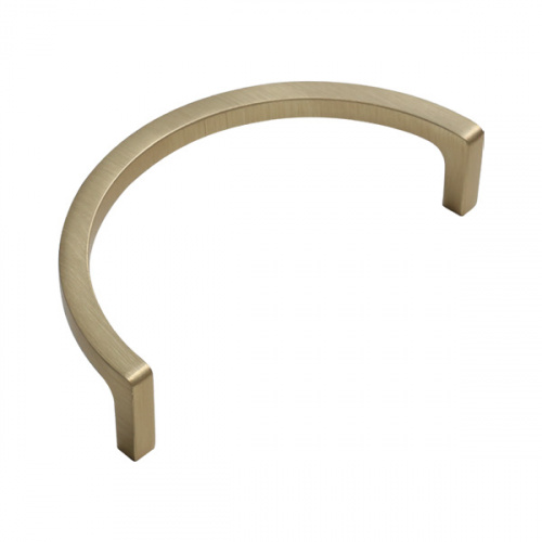 Ручка-скоба 128мм, отделка золото шлифованное (заказ)