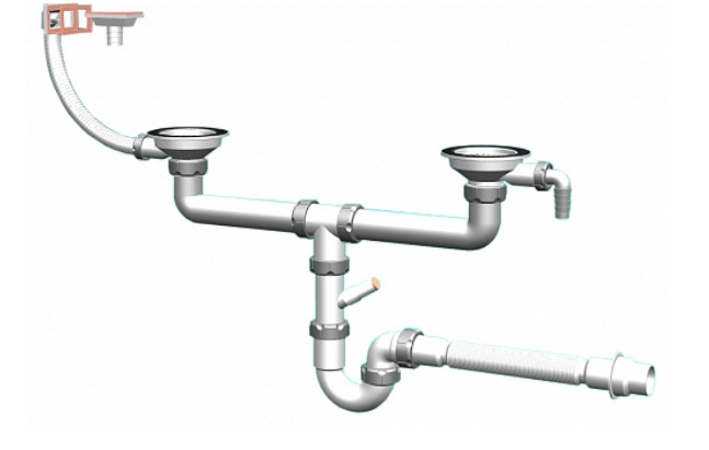 FLORENTINA Выпуск для двухчашевых моек (стоп-лист)