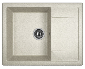 Мойка Dr. Gans Техно 650 прямоугольная с крылом серый