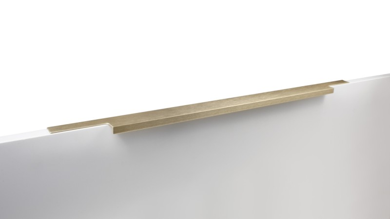 BRD RT109BSG.1/000/900 ручка торцевая 900 мм RAY Брашированное cатиновое золото (заказ)