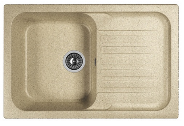 Мойка Dr. Gans Адель 780 прямоугольная с крылом терра (заказ)