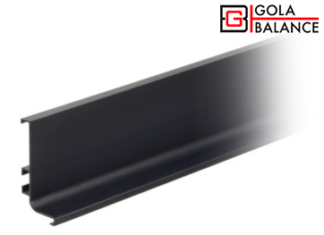 BRD RP051BL.1/000/4100 ручка-профиль L 4100мм GOLA BALANCE черный