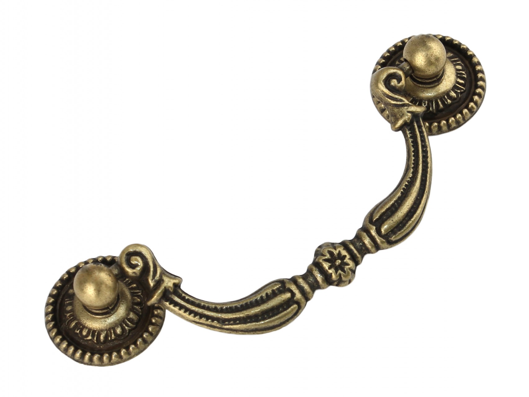 BRD RS091AB.3 ручка-скоба 78 мм старинная латунь (заказ)