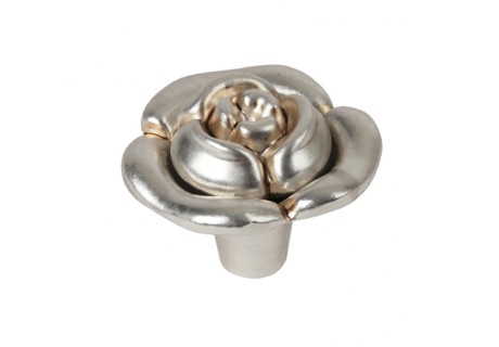 BRD RC087AS/SG.4 ручка кнопка LULU ROSE старинное серебро/сат. золото (заказ)