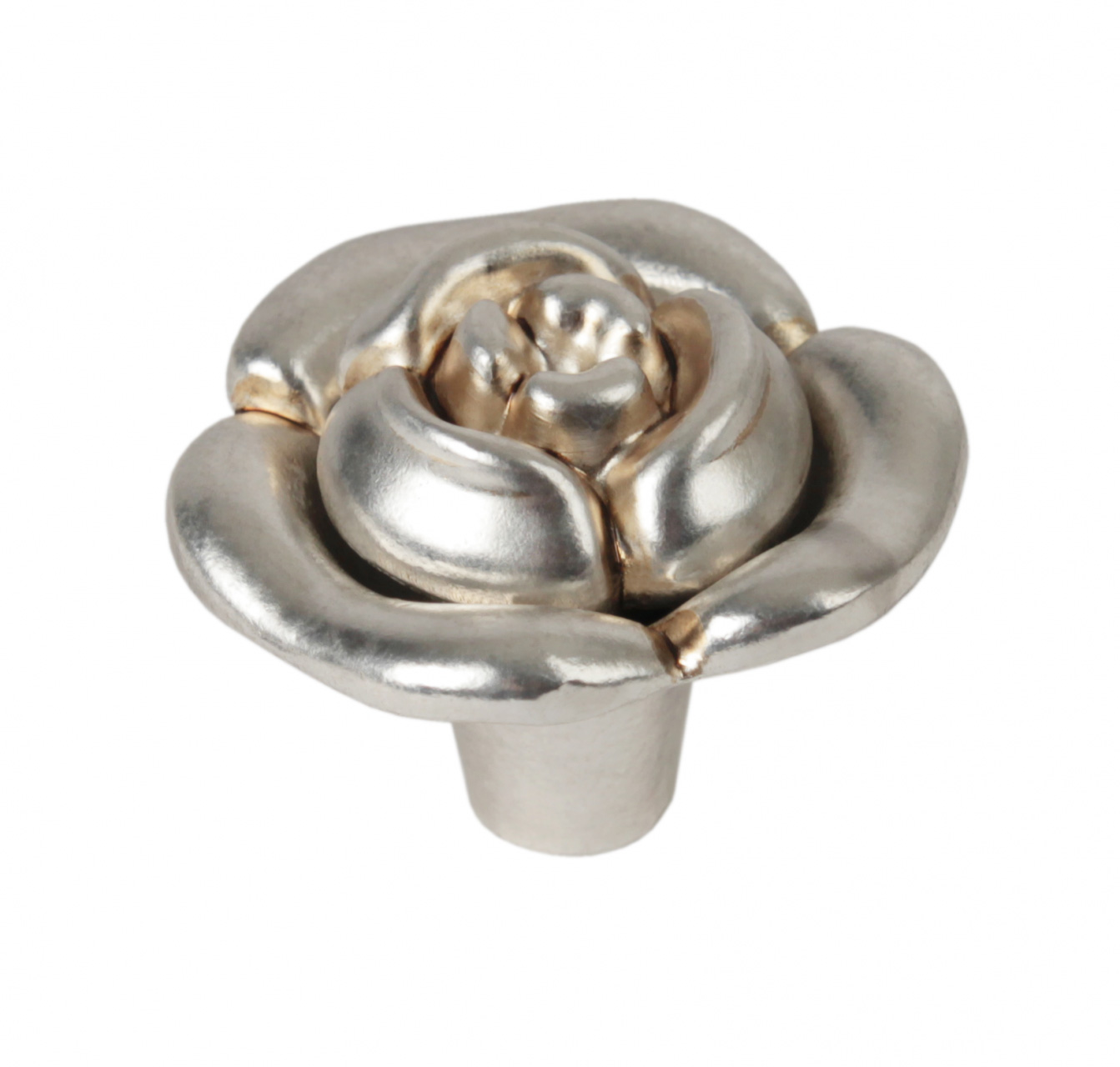 BRD RC087AS/SG.4 ручка кнопка LULU ROSE старинное серебро/сат. золото (заказ)