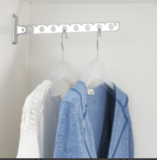 Razzio Вешалка под плечики складная, хром,306*82*34