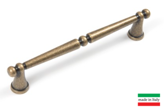 BRD RS530MAB.1 ручка-скоба 128 мм DOLCE LF матовая старинная латунь (заказ)