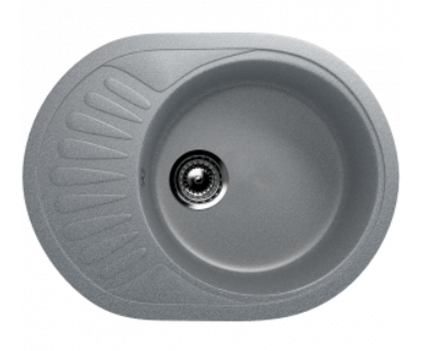 мойка ULGRAN U-107m-310 с малым крылом универсальная серый