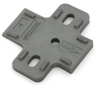 Подкладка (+) 5* для петель STAR TRACK и STAR, пластик серый SALE