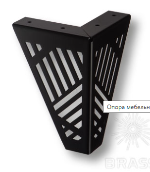 Опора декоративная черная KAX-4629-0150-B13 (заказ)