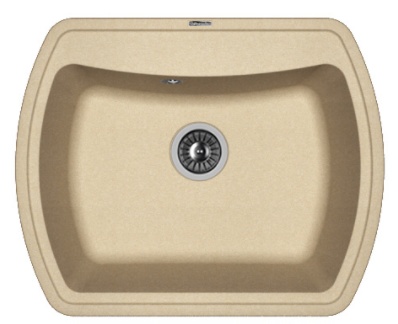 Мойка FLORENTINA Нире 630*510*217  бежевый (стоп-лист)