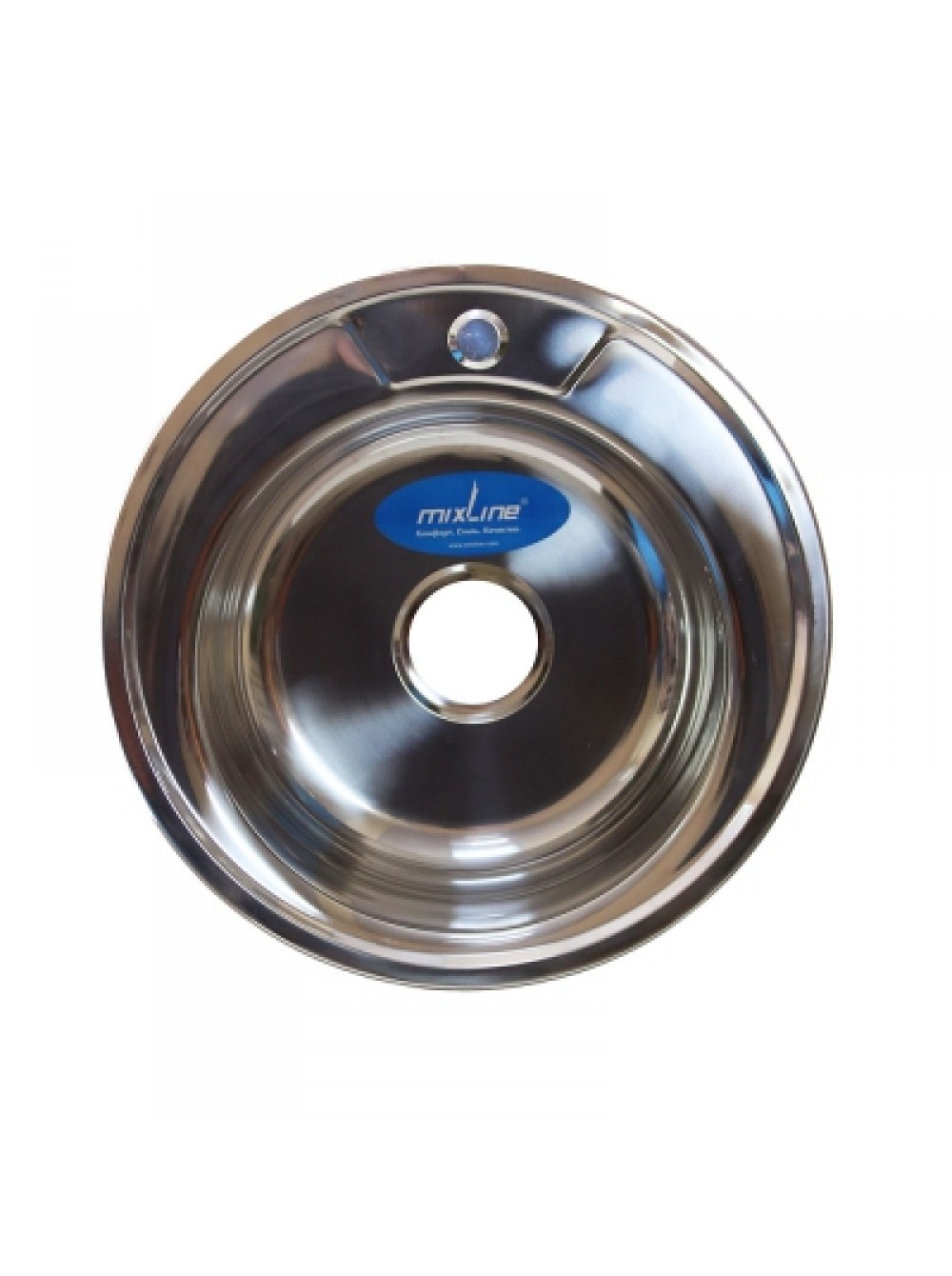 мойка MIXLINE d490/0.6мм глянцевая/160мм